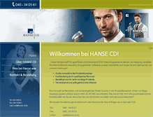 Tablet Screenshot of hanse-cd.de